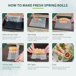 Soeos White Rice Paper Wrappers - 34 Sheets