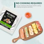 Soeos White Rice Paper Wrappers - 34 Sheets