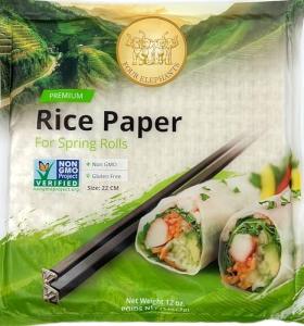 Square Rice Paper 22CM - Gluten-Free Spring Roll Wraps