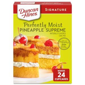 Duncan Hines Pineapple Supreme Cake Mix, 15.25 oz
