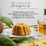 TORTUGA Caribbean Pineapple Rum Cake - 16 oz
