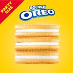 OREO Golden Sandwich Cookies, Party Size 24.16 oz