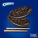 OREO Thins Chocolate Sandwich Cookies, Family Pack