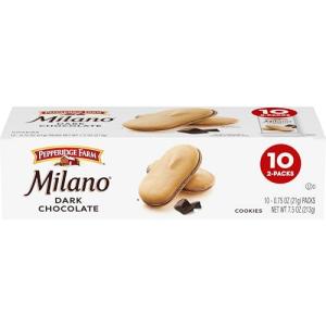 Pepperidge Farm Milano Dark Chocolate Cookies, 10 Packs