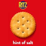 RITZ Hint of Salt Crackers, Perfect Snack Size