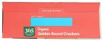 Organic Golden Round Crackers by 365 Whole Foods