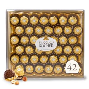 Ferrero Rocher Milk Chocolate Hazelnut 42 Count