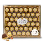 Ferrero Rocher Milk Chocolate Hazelnut 42 Count