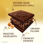 Ferrero Rocher Dark Hazelnut Chocolate Squares 3.7 oz