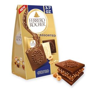 Ferrero Rocher Assorted Chocolate Squares, 3.7 oz