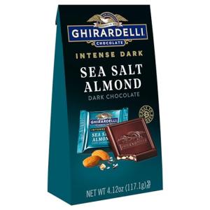 Ghirardelli Dark Chocolate Squares with Sea Salt Almond