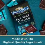 Ghirardelli Dark Chocolate Squares with Sea Salt Almond