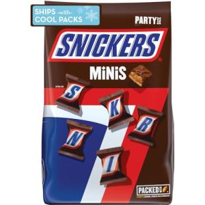 Snickers Mini Milk Chocolate Candy Bar Bag