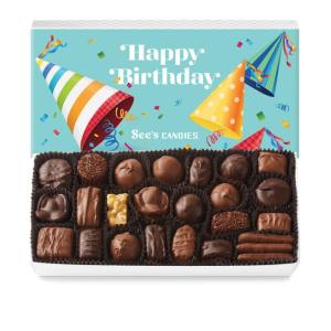 See's Candies Assorted Birthday Chocolates, 1 Pound