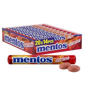 Mentos Cinnamon Candy Rolls, 1.32 Ounces (20 Pack)