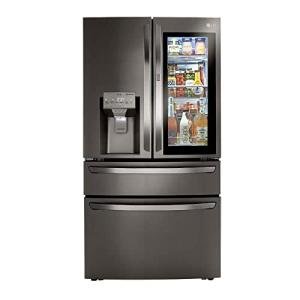 Black Stainless Steel Counter-Depth Refrigerator by LG