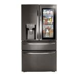 Black Stainless Steel Counter-Depth Refrigerator by LG