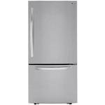 LG Bottom Freezer Refrigerator in Stainless Steel