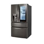 Black Stainless Steel Counter-Depth Refrigerator by LG