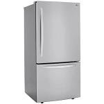 LG Bottom Freezer Refrigerator in Stainless Steel