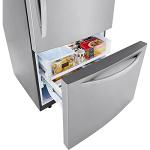 LG Bottom Freezer Refrigerator in Stainless Steel