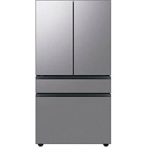 SAMSUNG 4-Door French Door Refrigerator, White Glass