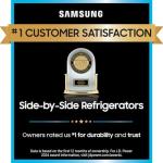 SAMSUNG 27.4 Cu. Ft. Stainless Side-by-Side Fridge