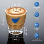 Set of 6 Dishwasher-Safe Glass Drinking Cups