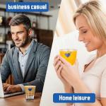 Set of 6 Dishwasher-Safe Glass Drinking Cups