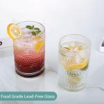 Vintage Hobnail Glasses Set, 6 Pieces, 473 ml