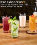 Set of 8 Lead-Free Crystal Drinking Glasses