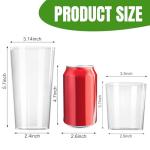 Set of 8 Highball and Cocktail Plastic Glasses