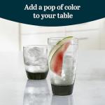 Libbey Smoky Rocks and Tumbler Glasses Set