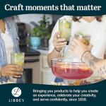 Libbey Smoky Rocks and Tumbler Glasses Set