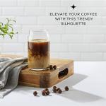 JoyJolt Set of 6 Beer Can Shaped Glasses