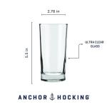 Anchor Hocking 12 oz Heavy Base Tumbler Glasses