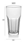 Libbey 22 Ounce Clear Iced Tea Glasses, Set of 12