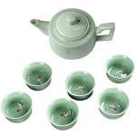 CoreLife Kung Fu Porcelain Tea Set with Cups