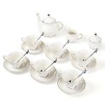 22-Piece Porcelain Tea Set for 6
