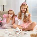 Girls’ Porcelain Tea Party Set with Carry Case