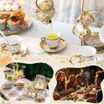 21-Piece European Floral Tea Party Set
