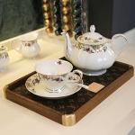 Elegant 21-Piece Bone China Tea Set