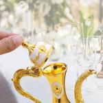 Turkish Tea Set with 6 Cups and Tray