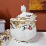 Elegant 21-Piece Bone China Tea Set