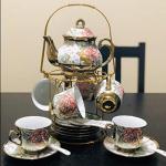 20-Piece European Ceramic Tea and Coffee Set