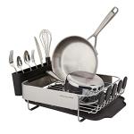 KitchenAid Compact Rust Resistant Dish Rack, Black