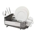 Compact Space-Saving Dish Rack with Drain Board