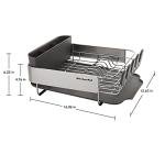 Compact Space-Saving Dish Rack with Drain Board