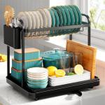 Sakugi 2-Tier Stainless Steel Dish Drying Rack