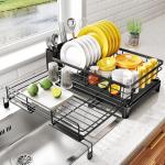 Extendable Stainless Steel Dish Drying Rack